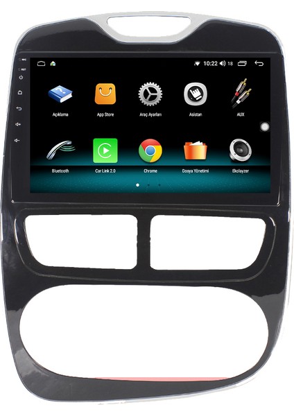 Renault Clio 4 Android 10 Carplay Özellikli Navigasyon Multimedya Ekran 2gb Ram + 32GB HDD