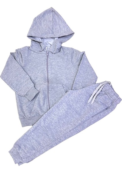 Unisex Çocuk Eşofman Takım 2 Iplik Likralı Siyah Bordo Lacivert Gri Antrasit