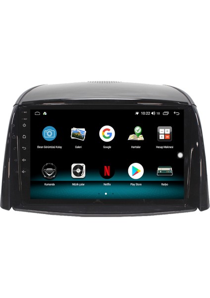 Renault Kaleos Android 10 Carplay Özellikli Navigasyon Multimedya Ekran 2gb Ram + 32GB HDD