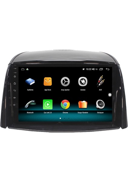 Renault Kaleos Android 10 Carplay Özellikli Navigasyon Multimedya Ekran 2gb Ram + 32GB HDD