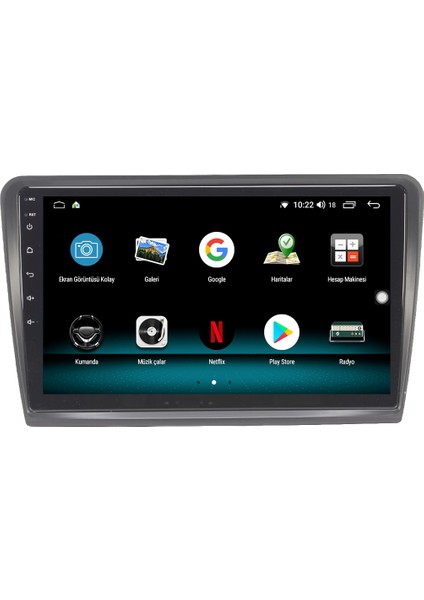 Skoda Super B Android 10 Carplay Özellikli Navigasyon Multimedya Ekran 2gb Ram + 32GB HDD