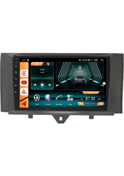 Smart Fortwo Android 10 Carplay Özellikli Navigasyon Multimedya Ekran 2gb Ram + 32GB HDD fırsatları