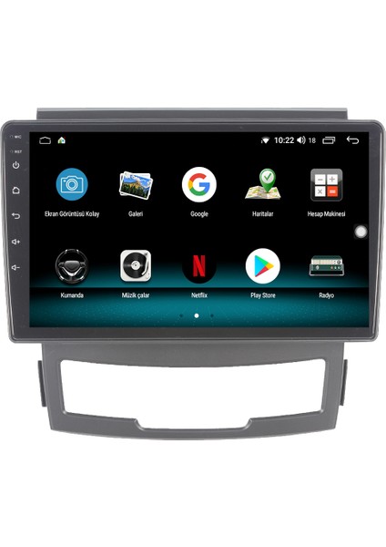 Ssangyong Kyron Android 10 Carplay Özellikli Navigasyon Multimedya Ekran 2gb Ram + 32GB HDD fiyatları