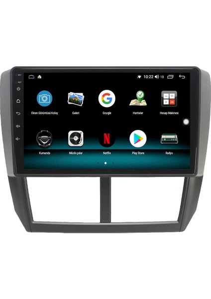 Subaru Forester Android 10 Carplay Özellikli Navigasyon Multimedya Ekran 2gb Ram + 32GB HDD