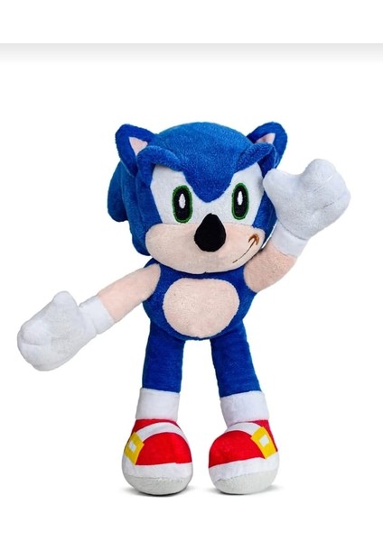 Kirpi Sonic Pelüş Oyuncak 30 cm Kadife Kumaş Sonic