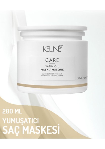 Care Satin Oil Mask 200ML Kuru Saçlar Için