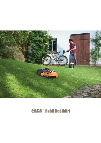 WR165E 20VOLT 2.0AH. 18CM Landroıd Tam Otonom Kömürsüz Çim Biçme Robotu