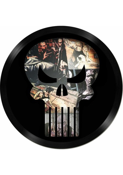 Skull Comicstrip Tuning Damla Geçme Jant Göbeği 4'lü 55MM