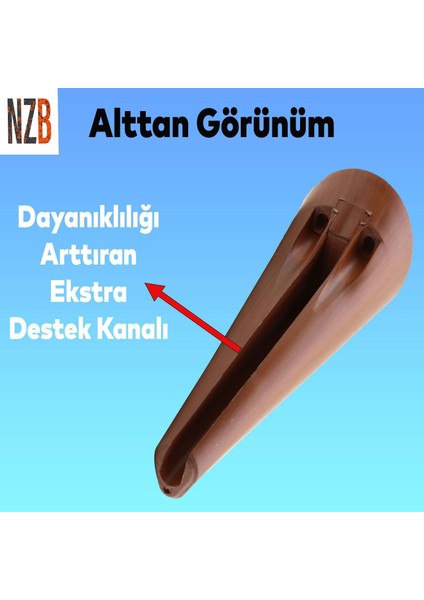 Lüks Mobilya Kanepe Sehpa Tv Ünitesi Koltuk Ayağı 18 cm Kahverengi Ahşap Desenli Baza Ayak modelleri