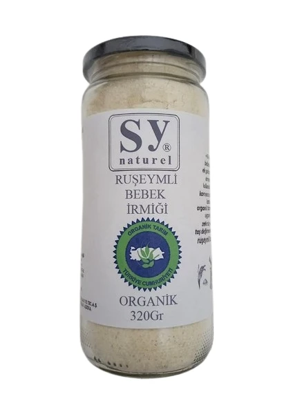 Sy Naturel Organik Ruşeymli Bebek İrmiği +8 Ay 320 gr