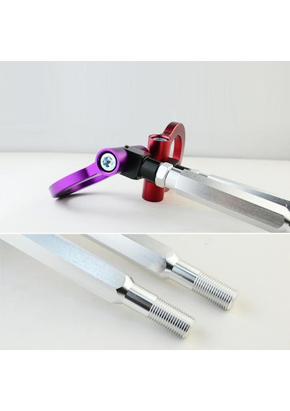 2pcs Stı Için Ön Arka Tampon Çekme Kancasında Kırmızı Katlama Vidası (Yurt Dışından) fiyatları