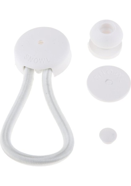 Top Bungee Kordon Ağır Hizmet Tipi Tekne Gölgelik Muşamba Kravat Aşağı Inişler Kit Beyaz (Yurt Dışından)