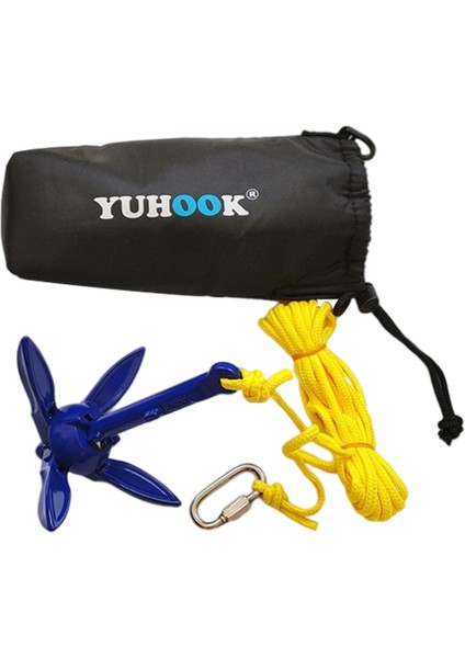 Tekne Yelkenli Aksesuarları Için 16 Ft Ip Katlanması ile Kayık Çapa Kiti (Yurt Dışından)