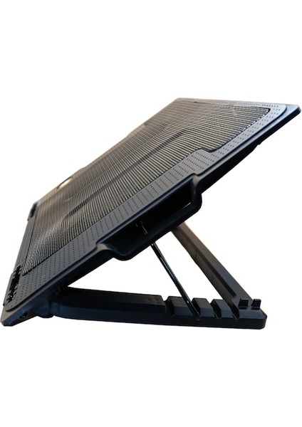 Ergostand NB339 M25 Tek Fanlı LED Işıklandırmalı 9" - 17" Notebook Soğutucu