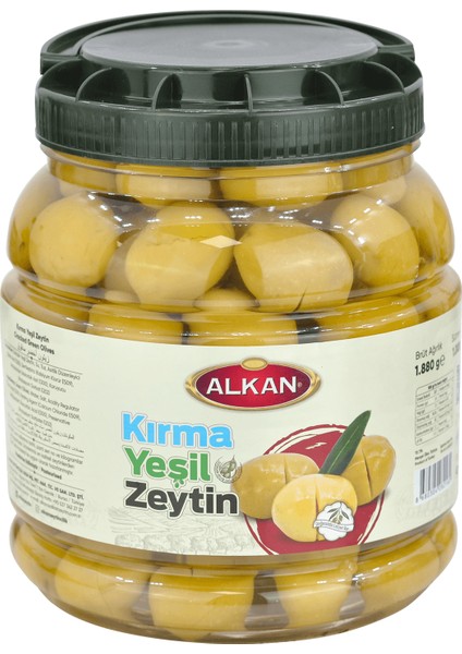 Iri Kırma Yeşil Zeytin 1kg