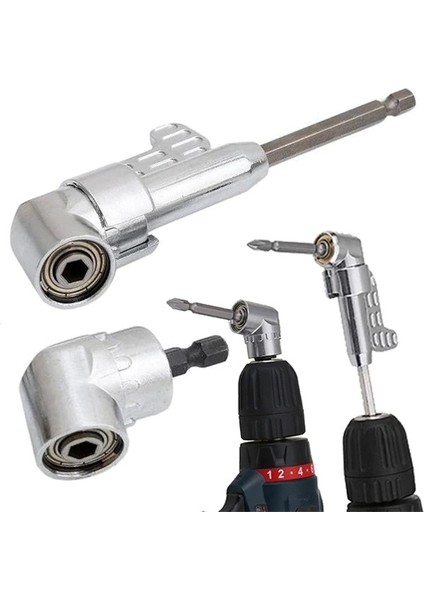 Matkap Için Vidalama Uç Seti Altıgen He x Köşe Kör Vidalama Adaptörü Hızlı Bits Adaptör Esnek Hortum