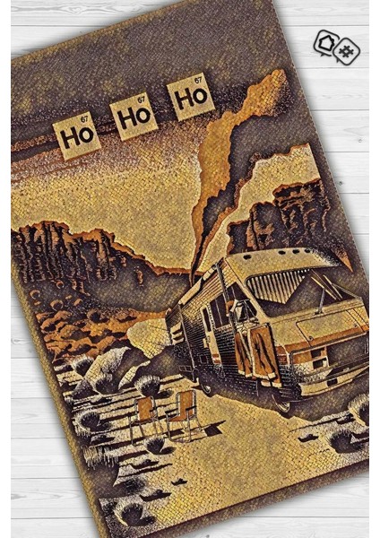 Karavan Dokuma Tabanlı Yıkanabilir Breaking Bad Halısı fiyatları