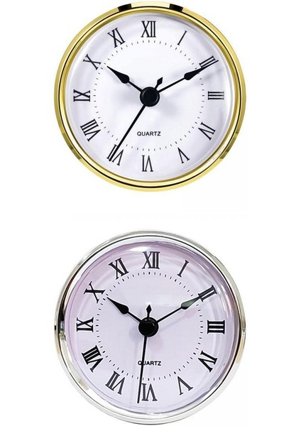80MM Saat Insert Yuvarlak Retro Ev Altın Rim Roman Roman (Yurt Dışından)
