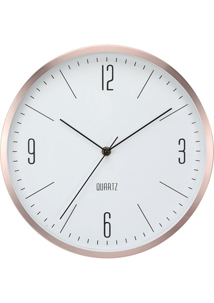 Yuvarlak Şık Duvar Saati Oturma Odası Okulu Yatak Odası Şampanya Altın (Yurt Dışından) fiyatları