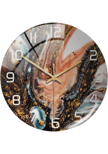 Duvar Saati Pille Çalışan Sessiz Dekorasyon Süslemesi (Yurt Dışından)