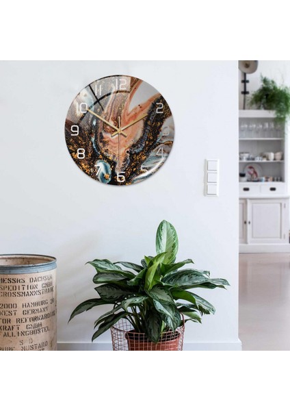 Duvar Saati Pille Çalışan Sessiz Dekorasyon Süslemesi (Yurt Dışından) modelleri