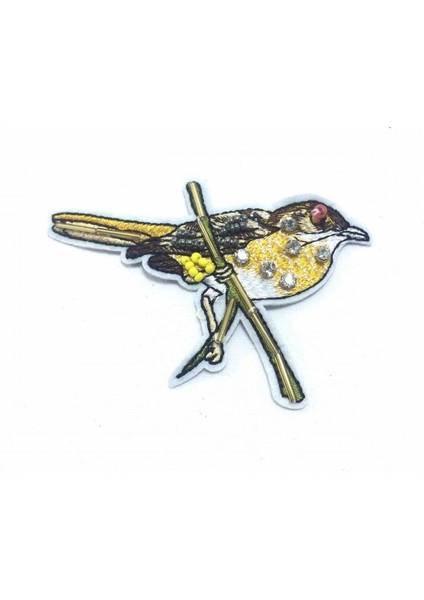 Dikme Patch Taşlı Boncuklu Kuş Model 1 modelleri