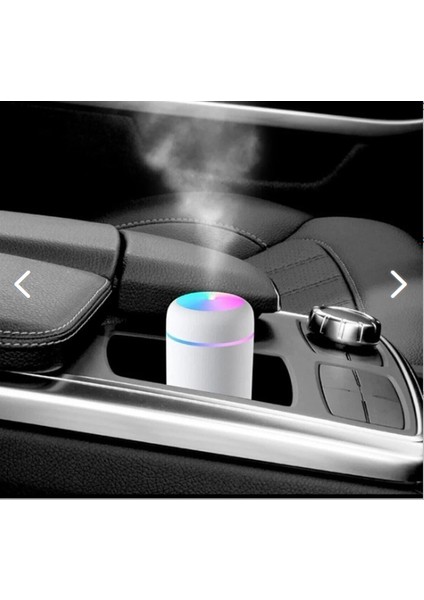 H2O Humidifier 300 ml Ulrasonik Hava Nemlendirici Buhar Makinesi ve Aroma Difüzörü H2O