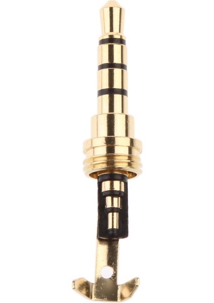 6 Parça Universal 3.5mm Ses Radyosu Erkek Mp4 Konnektör Kafası Siyah (Yurt Dışından)