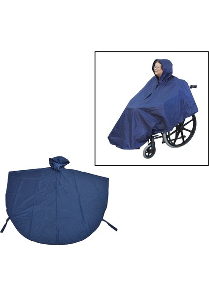 Yağmur Poncho Pelerin Hafif Siklet Mobilite Için Kaput Koruyucu Eski Scooter (Yurt Dışından)