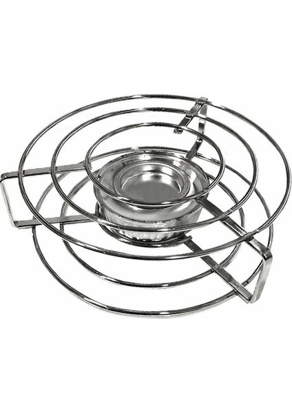 Jel Ateşli Isıtıcılı Soğutmaz Metal Nihale Çaydanlık Tencere Altlığı