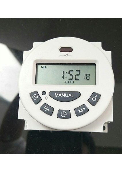 LCD Time Switch Haftalık 12V Kaynağı (Yurt Dışından)