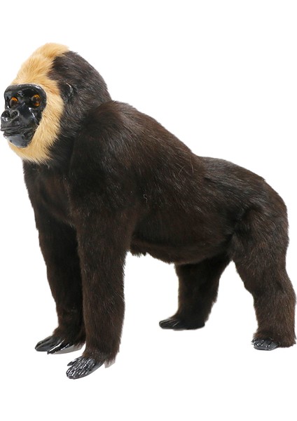 Peluş Şempanze Modeli Ev Bahçesi Dekorasyonu Için Hayata Bakım Hayvan Heykelleri (Yurt Dışından)