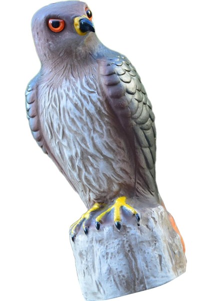 Kuş Caydırıcılığı Heykel Bahçesi Caydırıcı Süsleme Kırmızı Kuyruklu (Yurt Dışından)