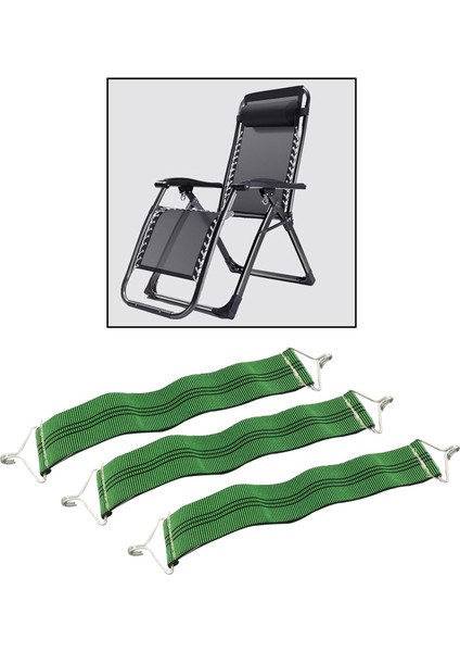 3pcs Recliner Sabitleme Kayışları Veranda Yaz Boş Zamanları Katlanır Sandalyeler (Yurt Dışından) modelleri