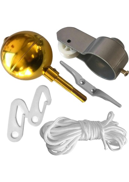 Bayrak Direği Donanım Kiti 3inch 4 Snap Hooks Bayrak Direği Kasnak Kamyonu (Yurt Dışından) fiyatları