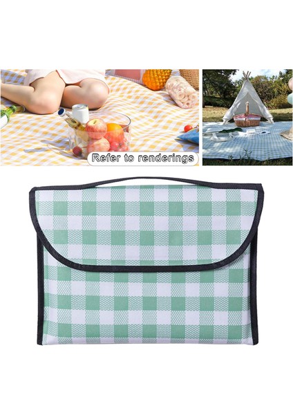 Piknik Battaniye Su Geçirmez Yürüyüş Açık Yeşil (Yurt Dışından)