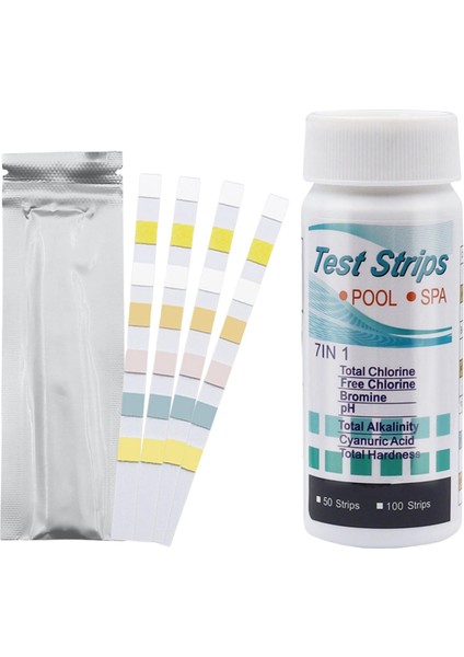 Havuz Test Şeritleri Su Kalitesi Testi Spa Su Için Ph Test Şeritleri 50 Pcs (Yurt Dışından)