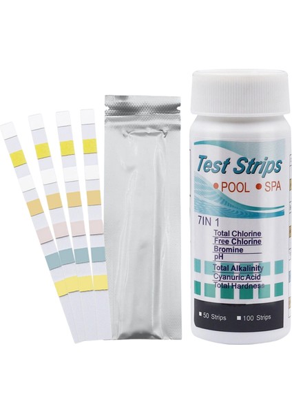 Havuz Test Şeritleri Su Kalitesi Testi Spa Su Için Ph Test Şeritleri 50 Pcs (Yurt Dışından) fiyatları