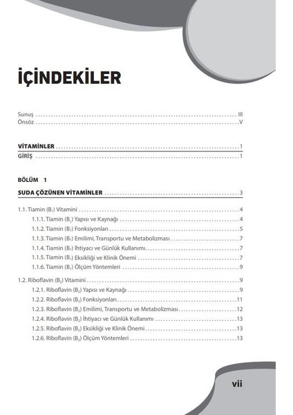 Vitamin Biyokimyasının Alfabesi modelleri