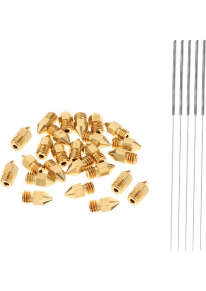 25X Pirinç Nozullar Ekstrüder Baskı Başı Sonucu Acc Için Sıcak Uç (Yurt Dışından)