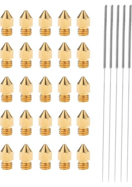 25X Pirinç Nozullar Ekstrüder Baskı Başı Sonucu Acc Için Sıcak Uç (Yurt Dışından) modelleri