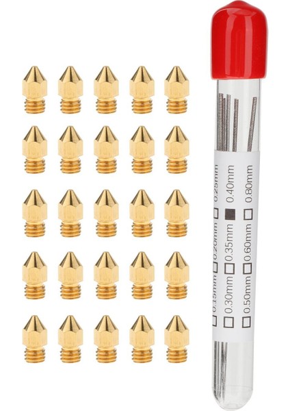 25X Pirinç Nozullar Ekstrüder Baskı Başı Sonucu Acc Için Sıcak Uç (Yurt Dışından) fırsatları