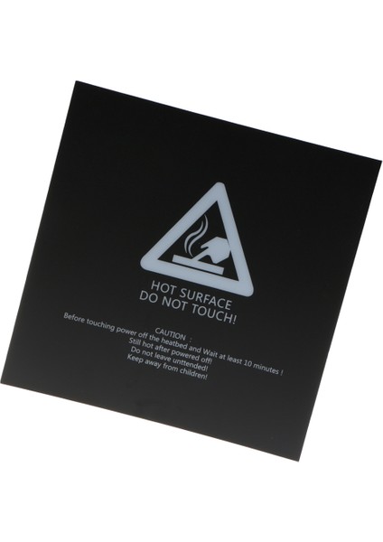 3D Yapı Yüzey Platformu Sac Isı Yatağı Temperli 220X220MM (Yurt Dışından)