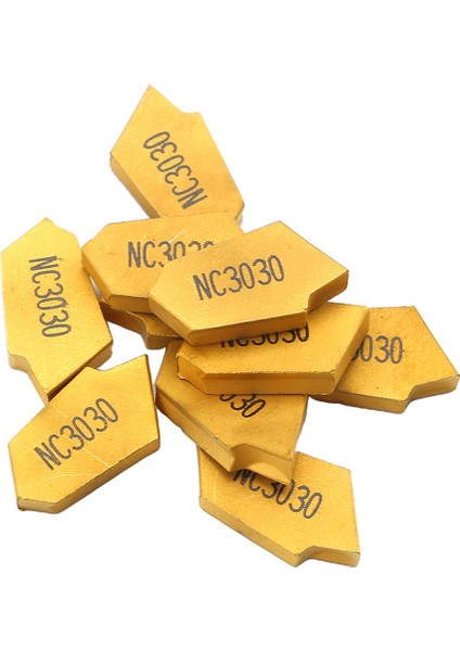 10X 3mm Gtn3 Metal Karbür Ayrılma Kesme Torna Takımı Aksesuar (Yurt Dışından)