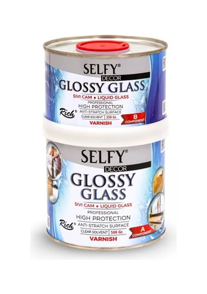 Rıch Selfy Decor Glossy Glass 500+250 gr Sıvı Cam GLS-16171