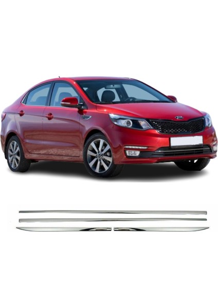 Kia Rio 3 Hb/sd Krom Kapı Çıtası (4prç) 2011-2017 Arası Paslanmaz Çelik