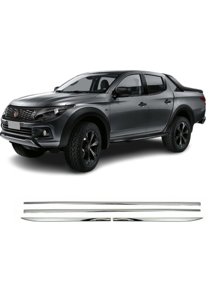 Fiat Fullback Krom Kapı Çıtası (4prç) 2016 ve Sonrası Paslanmaz Çelik