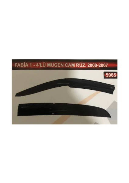 Skoda Fabia 1-4'lü Mugen Cam Rüzgarlık Seti fiyatları