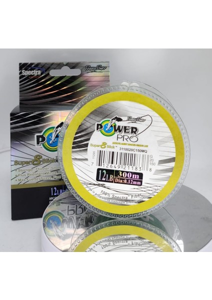 Power Pro 300M 0.12MM Yeşil Ip Misina
