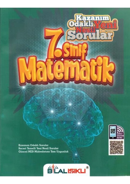 Bilal Işıklı Yayınları 7.sınıf Matematik Kazanım Odaklı Soru Bankası